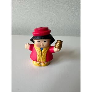 Fisher-Price Little People Nativity Wise Man 2002 Mattel Red Robe